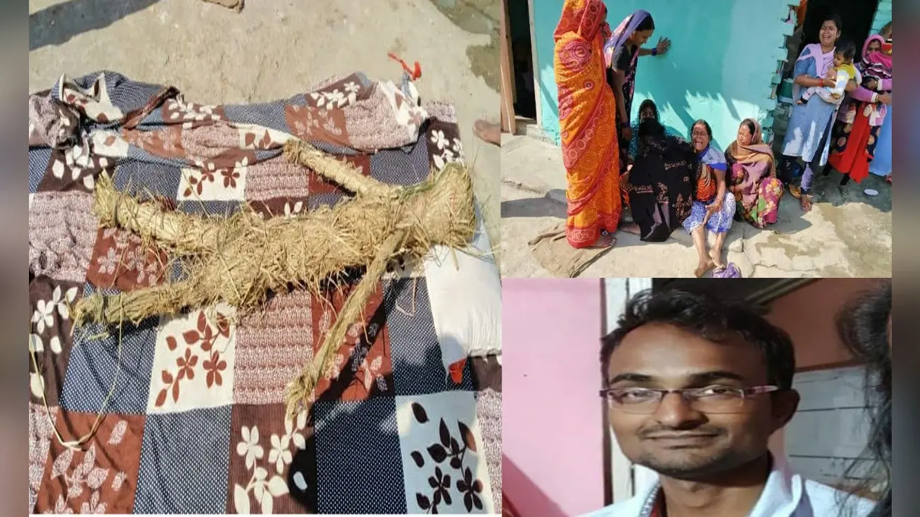 हीरादह नदी में डूबे सुमित गिरी का नहीं चला पता, परिजनों ने बेटे को मृत मान पुतला बनाकर किया अंतिम संस्कार