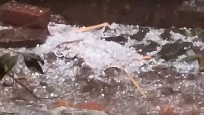 ओलावृष्टि व बारिश से ग्रामीण क्षेत्र प्रभावित