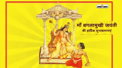 Baglamukhi Jayanti 2023 Wishes, Status: पीले सिंहासन पर … बगलामुखी जयंती पर यहां से भेजें बधाई