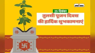 Tulsi Pujan Diwas 2022 Wishes: घर के आंगन में … तुलसी पूजन दिवस की हार्दिक शुभकामनाएं