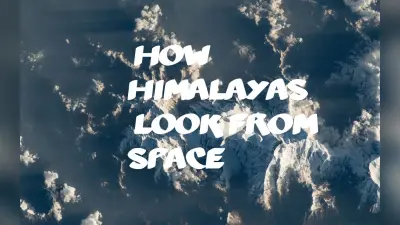 स्पेस से कुछ ऐसा दिखता है Himalaya, देखें Viral Photos