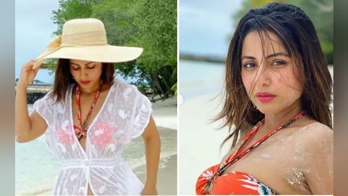 हिना खान व्हाइट ट्रांसपेरेंट ड्रेस में दिखीं बेहद बोल्ड, फैंस ने कमेंट में लिखा,’ प्लीज एक रिप्लाई…