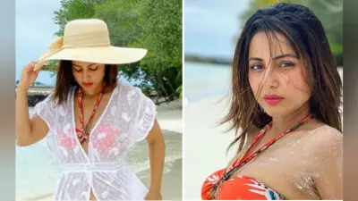 हिना खान व्हाइट ट्रांसपेरेंट ड्रेस में दिखीं बेहद बोल्ड, फैंस ने कमेंट में लिखा,’ प्लीज एक रिप्लाई…