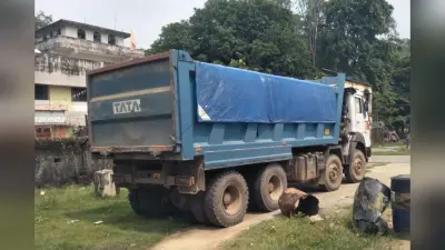 झारखंड: ओडिशा के चालान पर बालू की हो रही तस्करी, तीन हाइवा जब्त, एनजीटी की रोक के बावजूद माफिया सक्रिय