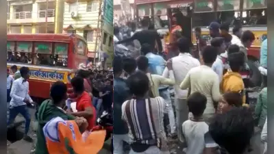 राजीव बनर्जी के BJP में शामिल होते ही विधानसभा क्षेत्र में तांडव, बांकड़ा में TMC ने किया हमला