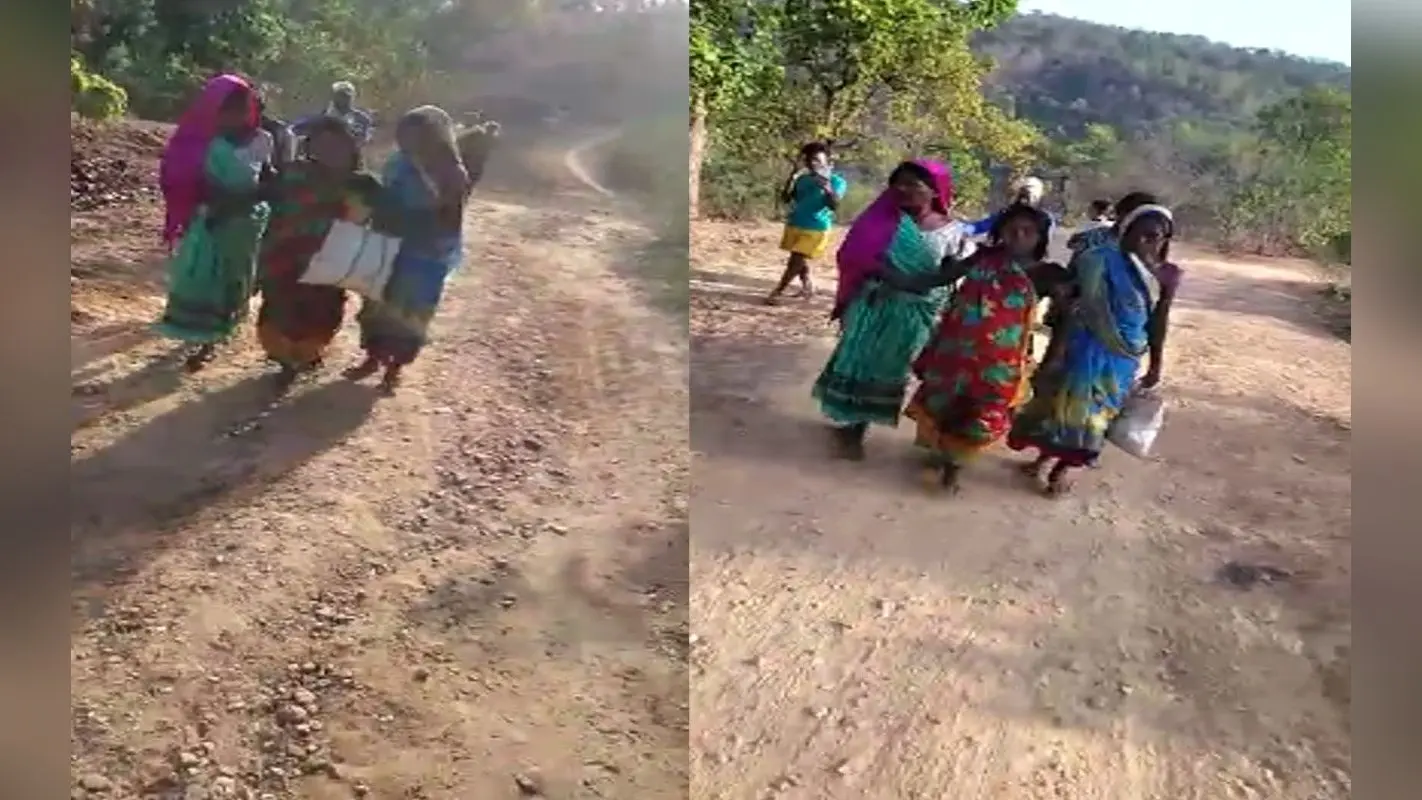 झारखंड : मुख्यमंत्री जी ध्यान दें! प्रसव पीड़ा से कराहती एक महिला 4 किमी बदहवास चली, तब मिला एंबुलेंस