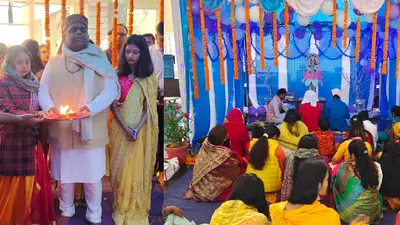 IHM Ranchi: इंस्टिट्यूट ऑफ होटल मेनेजमेंट रांची में सरस्वती पूजा का अयोजन हुआ