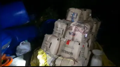 तृणमूल कांग्रेस के पूर्व नेता के घर बन रही थी नकली शराब! 40 लाख रुपये के उपकरण जब्त