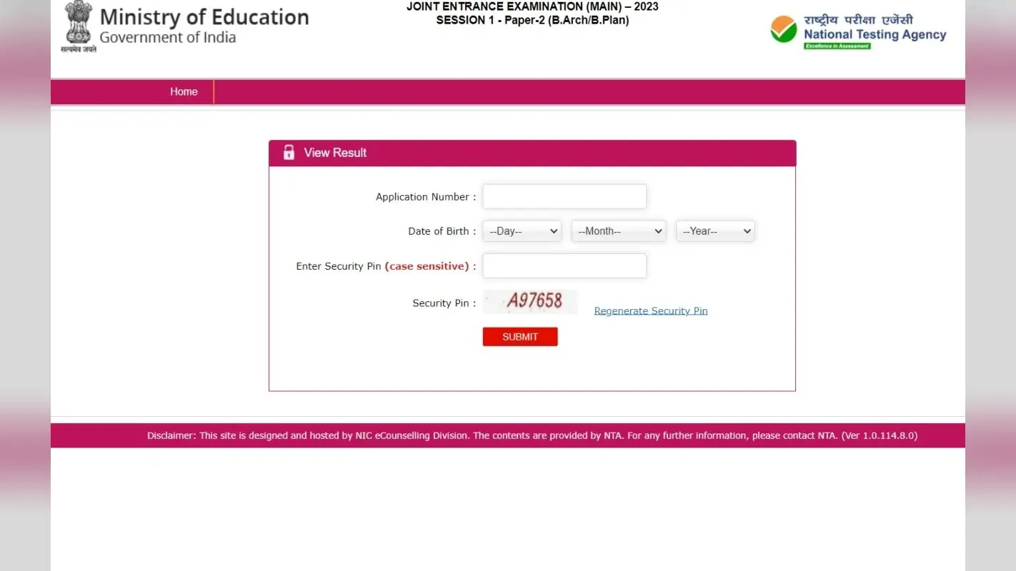 JEE Mains 2023 सेशन 1 पेपर 2 के नतीजे घोषित, ऐसे करें चेक