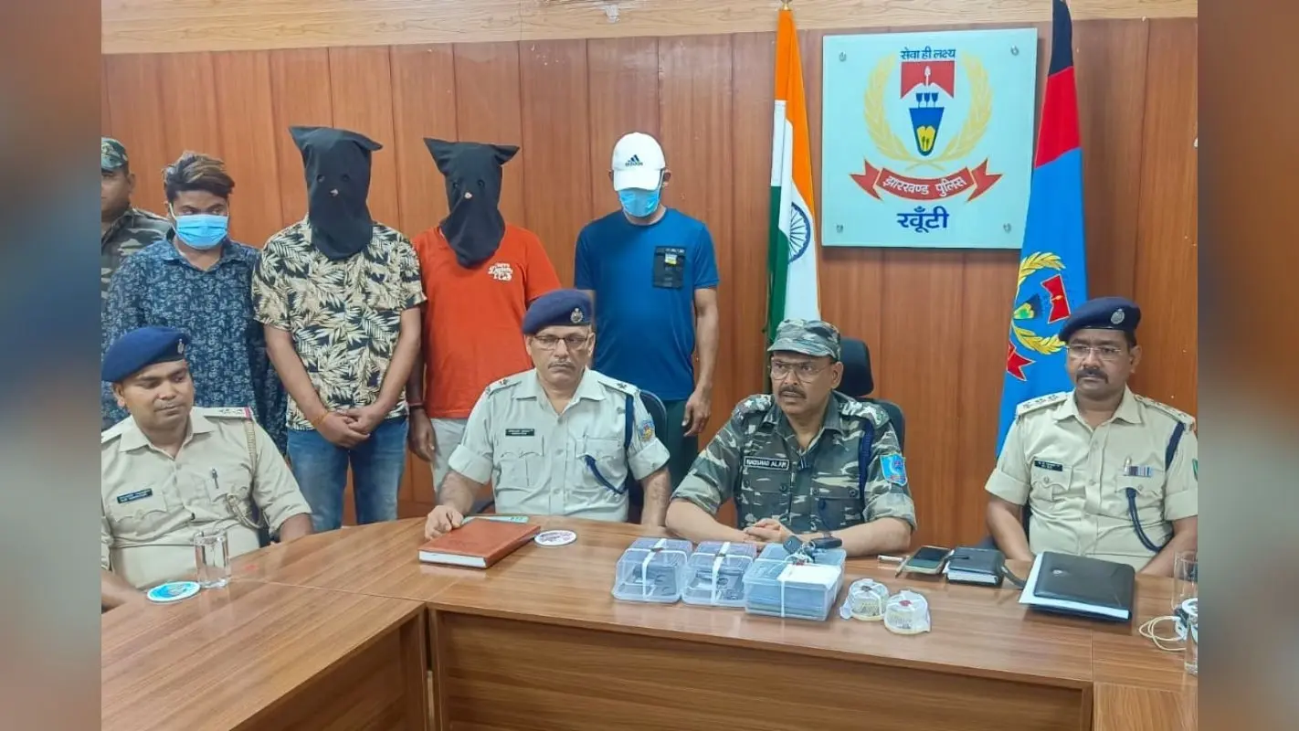खूंटी : लाइन होटल के पास गोलीबारी मामले में चार आरोपी गिरफ्तार, जानें पूरा मामला