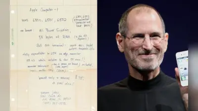 PHOTOS: करीब 1.5 करोड़ में बिका स्टीव जॉब्स के हाथ से लिखा हुआ Apple 1 का विज्ञापन