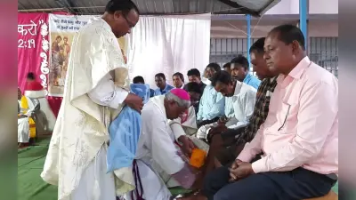 Simdega: संघर्षपूर्ण जीवन में भी प्रभु यीशु के वचनों को याद करे, धार्मिक अनुष्ठान में बोले विशप विसेंट बरवा