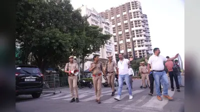Twin Towers Demolition: नोएडा में ट्विन टावर को ढहाए जाने से पहले करीब 500 पुलिस, यातायात कर्मी तैनात