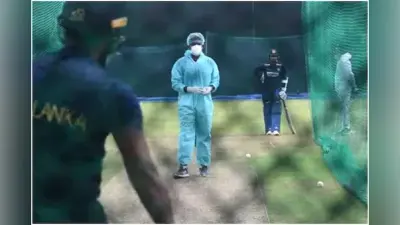 India vs Sri Lanka: PPE किट, मास्क और ग्लव्स पहनकर टीम को प्रैक्टिस करा रहे हैं श्रीलंकाई कोच, वीडियो वायरल