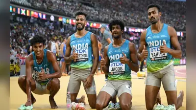 World Athletics Championships: भारतीय रिले टीम ने 4×400m में तोड़ा एशियाई रिकॉर्ड, पहली बार फाइनल में पहुंची