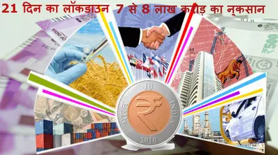 ‘21 दिन के लॉकडाउन से भारतीय अर्थव्यवस्था में 7-8 लाख करोड़ रुपये के नुकसान का अनुमान’