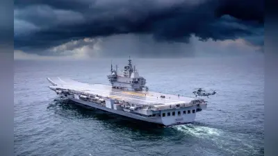 INS विक्रांत को गारंटी रिफिट के लिए भेजा गया, INS विक्रमादित्य ने इंडो-पैसिफिक के लिए संभाला मोर्चा