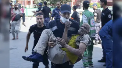 Israel–Hamas War: खंडहर में बदलता गाजा! देखें दिल दहला देने वाली तस्वीरें