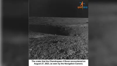 Chandrayaan-3: चांद पर प्रज्ञान रोवर के रास्ते में आया बड़ा गड्ढा, जानें ISRO ने क्या किया आगे