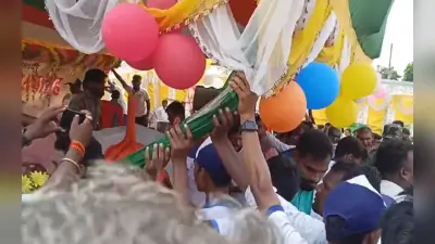 पलामू में गिर गया मंच, कौशल उत्सव सह सम्मान समारोह में मौजूद थे मंत्री सत्यानंद भोक्ता