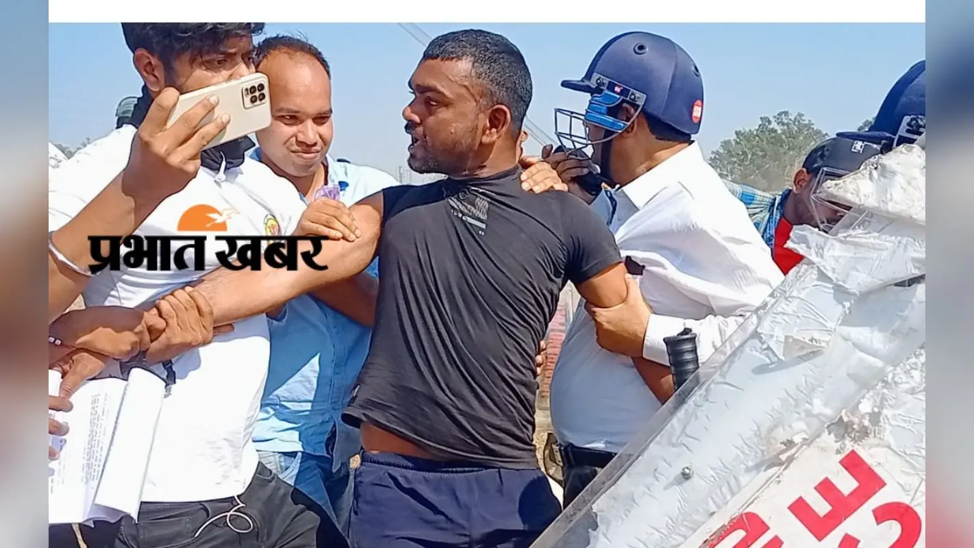 विधानसभा के बाहर पुलिस की लाठी खाने के बाद बोले जयराम महतो- भगत सिंह के शहादत दिवस पर गोली से भी नहीं डरेंगे