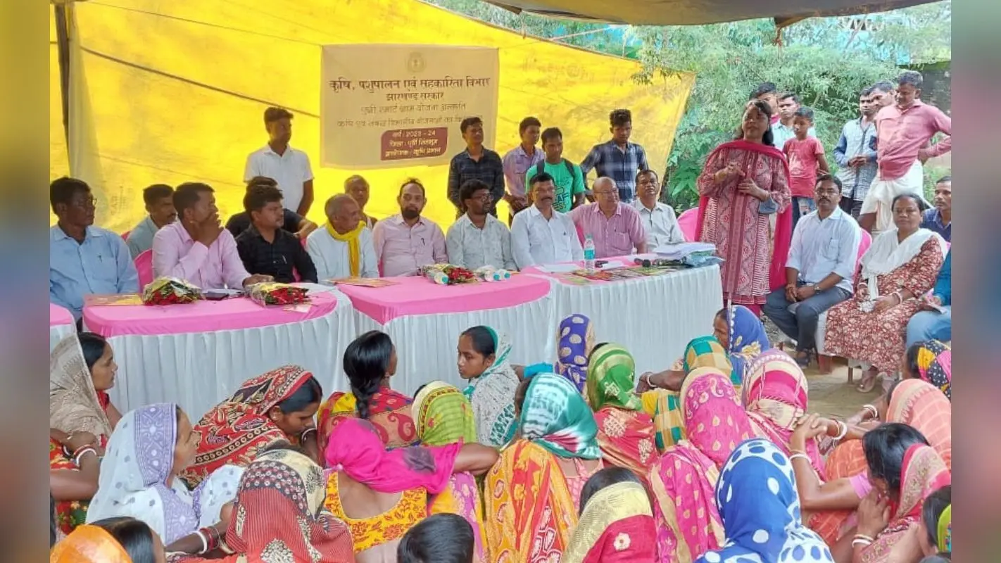 पटमदा में किसानों की एग्री स्मार्ट विलेज का उद्घाटन, खेती-बाड़ी की योजनाओं को लगेंगे पंख