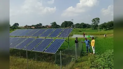बोकारो : किसानों के लिए वरदान बना सोलर प्लांट, खेतों में आई हरियाली