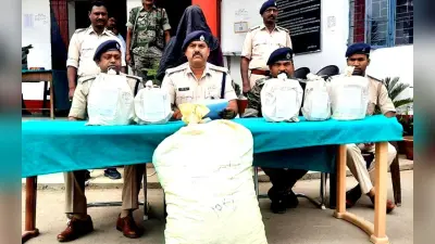 Jharkhand News: चतरा में छापामारी में 14.835 किलो अफीम व 10.690 किलो डोडा जब्त, एक तस्कर गिरफ्तार