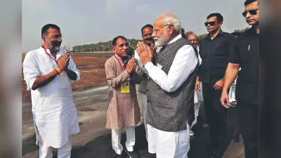 देवघर: गोड्डा सांसद निशिकांत दुबे ने प्रधानमंत्री मोदी का किया स्वागत, मध्य प्रदेश में मिली है बड़ी जिम्मेदारी