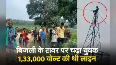 VIDEO: रांची में बिजली के टावर पर चढ़ा ईंट-भट्ठा मजदूर