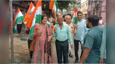photos : हर घर तिरंगा अभियान के तहत देशभक्ति की अलख जगा रही है चैताली तिवारी