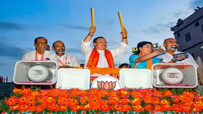 UP Election 2022: उरई में जेपी नड्डा का सपा-बसपा पर बयान- वे काम नहीं गिनाते, करते हैं मकान पर कब्जा