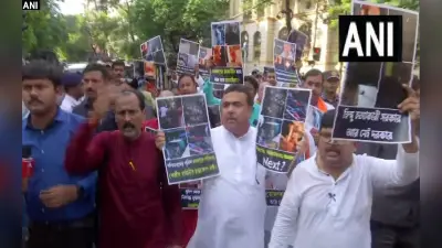 भाजपा प्रदेश अध्यक्ष की गिरफ्तारी के विरोध में BJP ने पुलिस मुख्यालय घेरा, शाम को रिहा हुए सुकांत मजूमदार