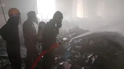 कानपुरः सीएसजेएमयू के मूल्यांकन भवन में लगी आग, प्रश्न पत्र जलकर राख, दमकल की 6 गाड़ियों ने पाया काबू