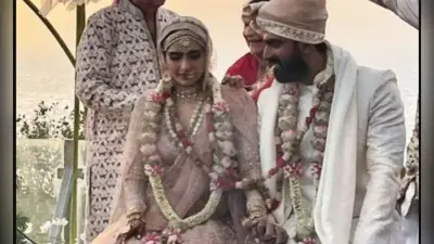 Karishma Tanna wedding: वरुण बंगेरा की हुईं करिश्मा तन्ना, शादी की पहली तसवीर आईं सामने