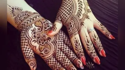 Mehndi Designs Karwa Chauth 2020 : करवा चौथ पर हाथों पर रचाएं पिया के नाम की मेहंदी