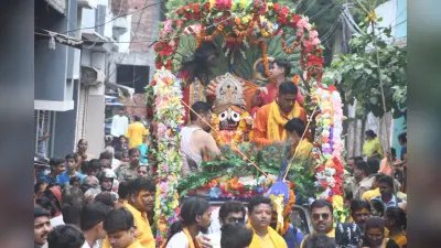 लखनऊ में धूमधाम से निकाली गई भगवान जगन्नाथ जी की रथयात्रा, यहां देखिए खूबसूरत तस्वीरें
