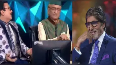 KBC 13: हॉट सीट पर नजर आएंगे जेठालाल और बाबूजी, अमिताभ बच्चन ने पूछा- क्या बाबूजी आपको डांटते है? VIDEO