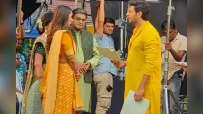 SatyaPrem Ki Katha फिल्म के सेट से कार्तिक आर्यन-कियारा आडवाणी की तसवीर लीक, इस लुक में दिखे स्टार्स