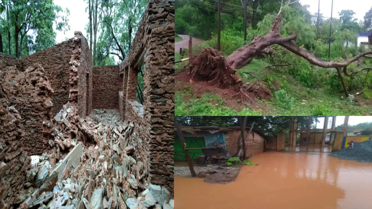 बाढ़ से बिहार में 2970 कच्चे मकान, 98 पक्के मकान, 2673 झोंपड़ियां और 64 सड़कें हुईं क्षतिग्रस्त