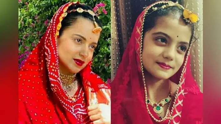 कंगना रनौत को हूबहू कॉपी करती दिखी है ये ‘छोटी कंगना’,तसवीरें देखकर एक्ट्रेस ने पूछा-तू पढ़ाई भी करती है या…