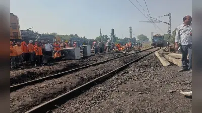 कोडरमा गया रेलखंड के गुरपा स्टेशन पर चल रहे रेस्टोरेशन कार्य के दौरान हादसा, एक रेलकर्मी की हुई मौत