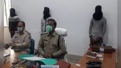 निजी स्कूल संचालक के साथ लूटपाट मामले का हुआ खुलासा, तीन गिरफ्तार, दो अब भी फरार