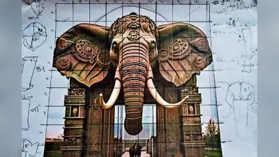 Durga Puja: रांची के कोकर में इस बार बनेगा भव्य पंडाल, हाथी का सूंड़ उठेगा, तभी भक्त कर पाएंगे माता के दर्शन