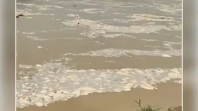 बीरभूम में मयूराक्षी नदी का जलस्तर बढ़ने से अस्थाई रास्ता टूटा, 12 गांव के लोग प्रभावित