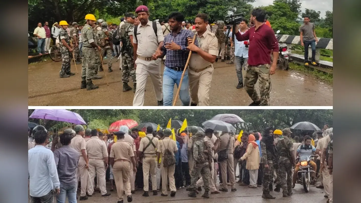 Kurmi Rail Roko Protest: चांडिल में कुड़मी आंदोलनकारियों पर पुलिस ने किया लाठीचार्ज, कई जगह धारा 144 लागू