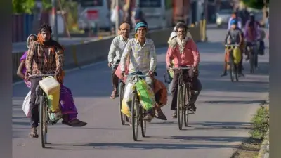 ‘घर वापसी’ के लिए हैदराबाद से साइकिल पर शुरू किया सफर, 17 दिन में पहुंचा बिहार