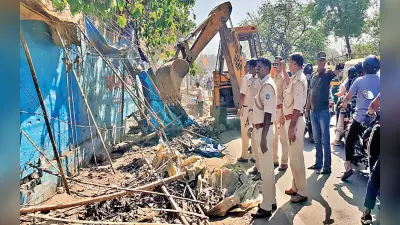 रांची के लालपुर सब्जी मंडी में शिफ्ट हुए मांस-मछली के दुकानदार, हटा अतिक्रमण