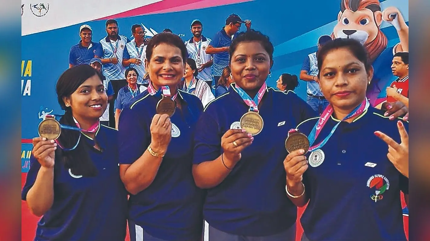 झारखंड की बेटियां खुद किराया देकर पहुंची अहमदाबाद, नेशनल गेम्स में शानदार प्रदर्शन कर जीता गोल्ड