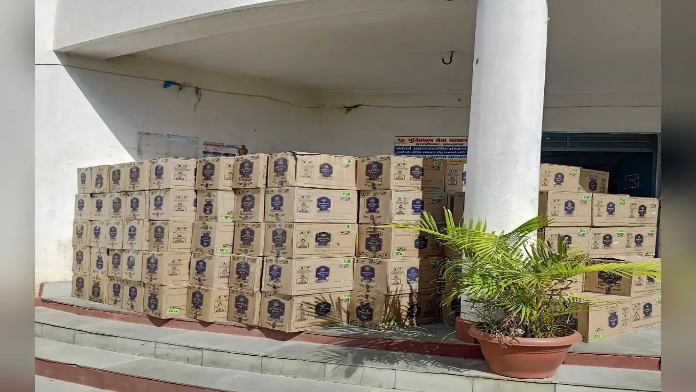 झारखंड: शराब तस्करों के खिलाफ बड़ी कामयाबी, 60 लाख की विदेशी शराब जब्त, ट्रक मालिक व ड्राइवर को भेजा जेल
